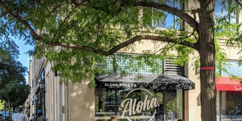 The exterior of an Aloha Poke Co.